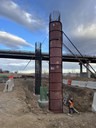 ResizedCloseup H-pile beams for new southbound I-25 bridge structure Walsenburg (1).jpg thumbnail image