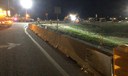 I-25 and CO 7 Interim Transit Improvements Concrete barrier installation at night.jpg thumbnail image