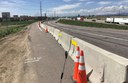 I-25 and CO 7 Interim Transit Improvements Barrier Southbound On-Ramp Work Zone.jpg thumbnail image