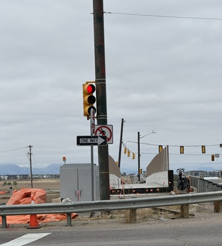 I-25 and CO 7 Interim Transit Improvements Close Up Bridge Construction.jpg detail image