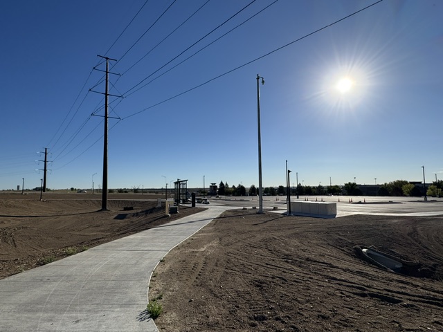 I-25 & CO 7 Interim Mobility Hub - new park-n-ride and walkway.jpeg detail image