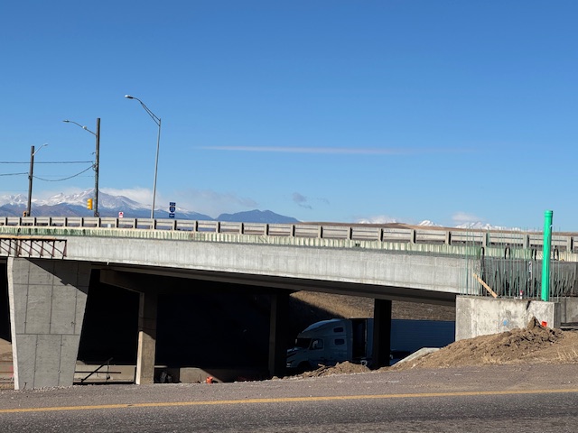 I-25 & CO 7 Interim Transit Improvements New pedestrian bridge construction.jpg detail image