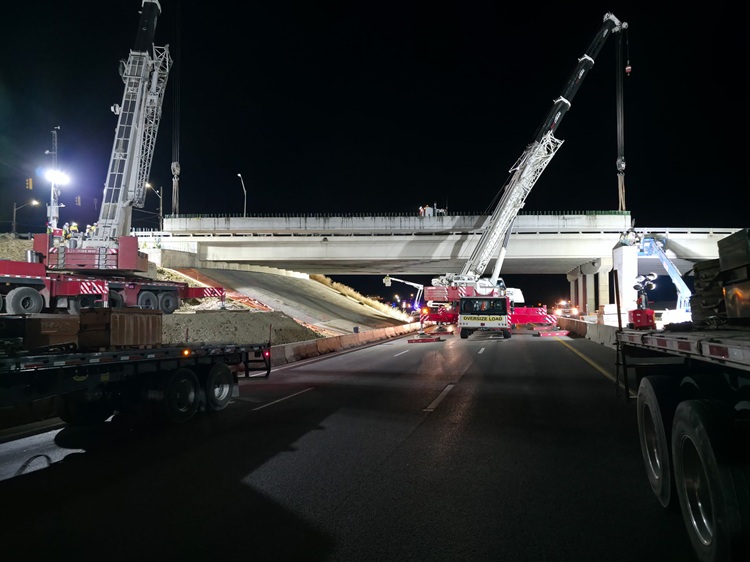 I-25 and CO 7 Interim Transit Improvements Red Drone Girders HEI.jpg detail image