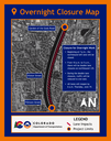 I-25 in Colorado Springs map indicating northbound lane closures from Fillmore Street to Garden of the Gods Road on June 18.png thumbnail image