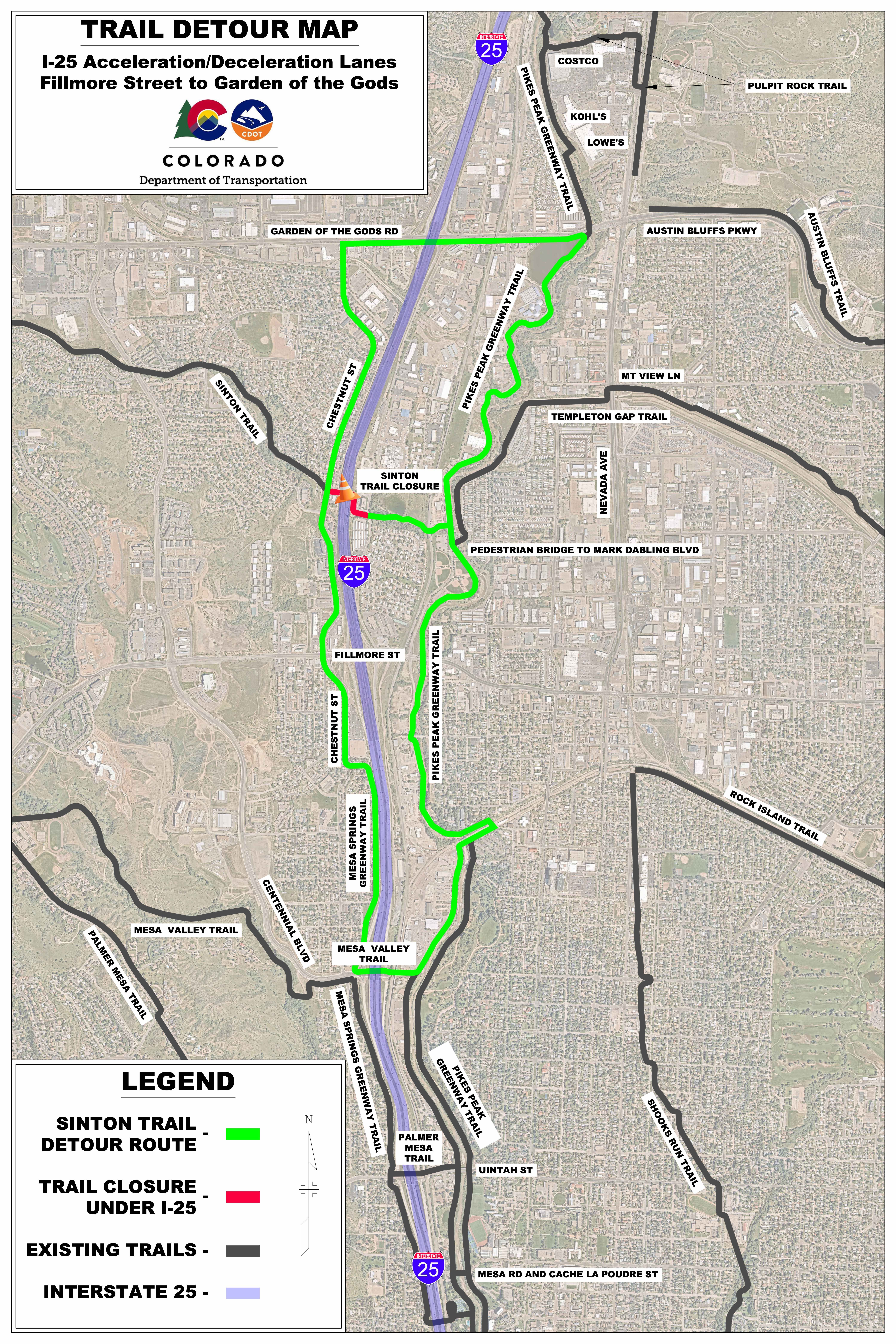 I-25 Acceleration/Deceleration Lanes Trail Users Detour Map.jpeg detail image