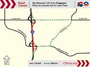 I-25 Lone Tree Mobility Hub Improvements Northbound I-25 Closure Map.jpg thumbnail image