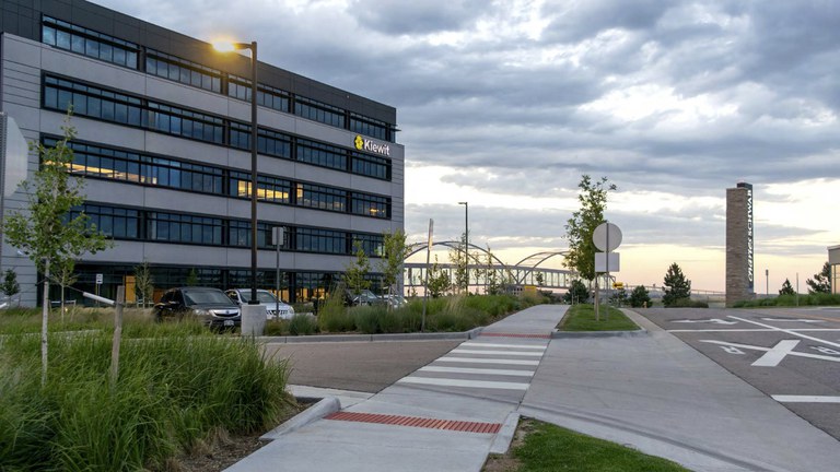 Lone Tree Mobility Hub Concept Drawing showcasing the pedestrian bridge
