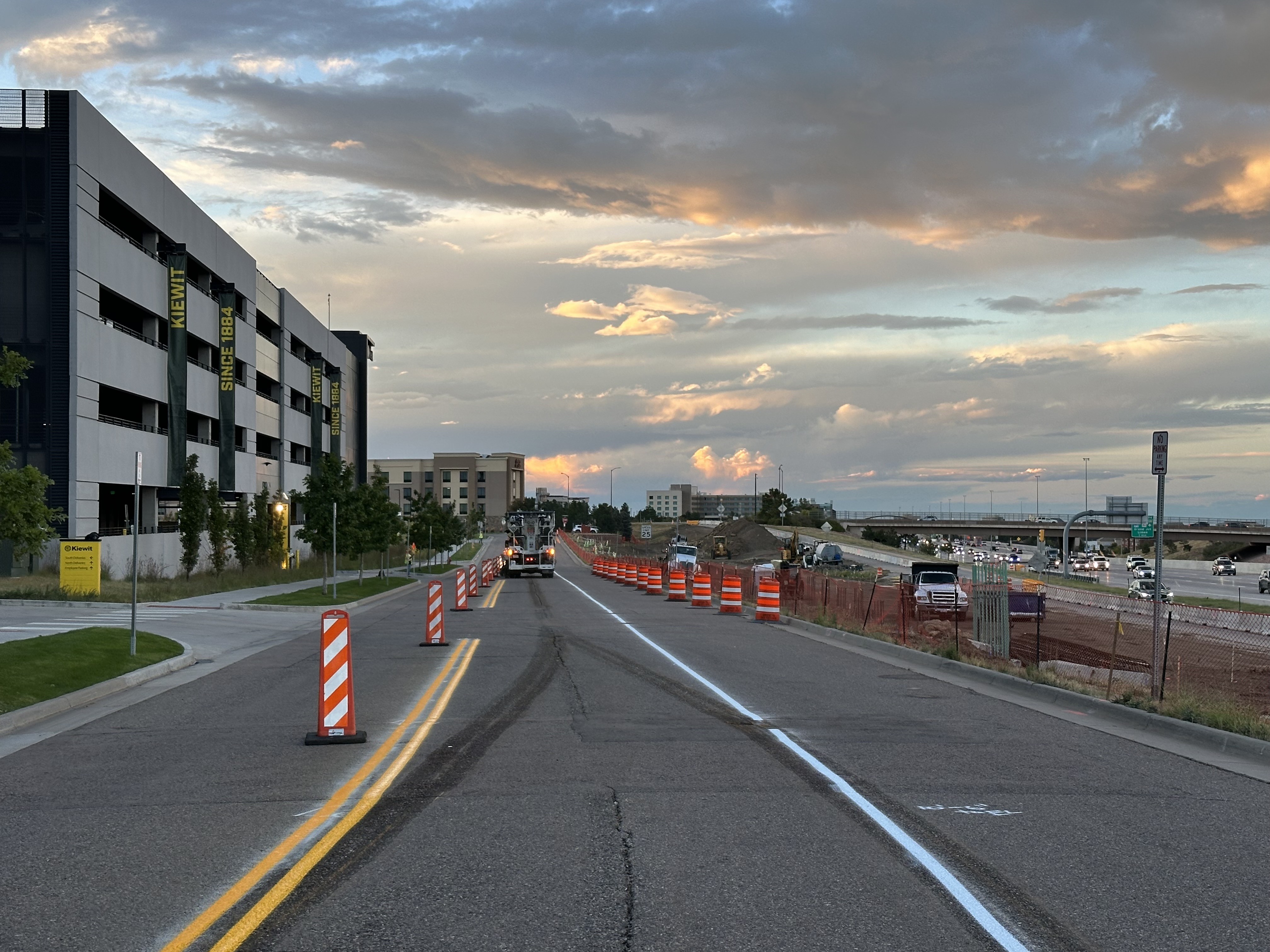 I-25 Lone Tree Mobility Hub Improvements Re-striping Trainstation Circle.jpg detail image