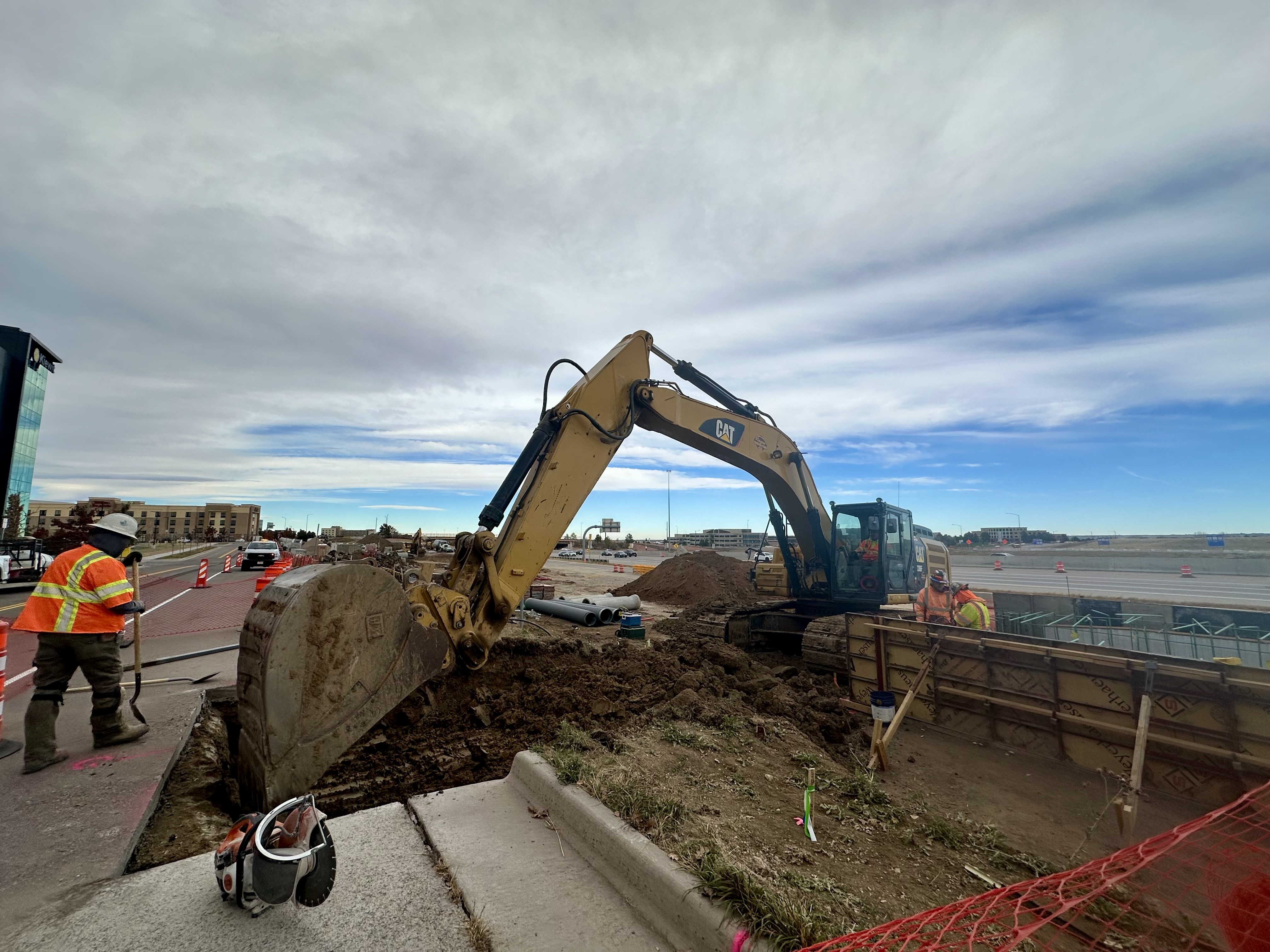 I-25 Lone Tree Mobility Hub Storm Inlet Digging.jpg detail image