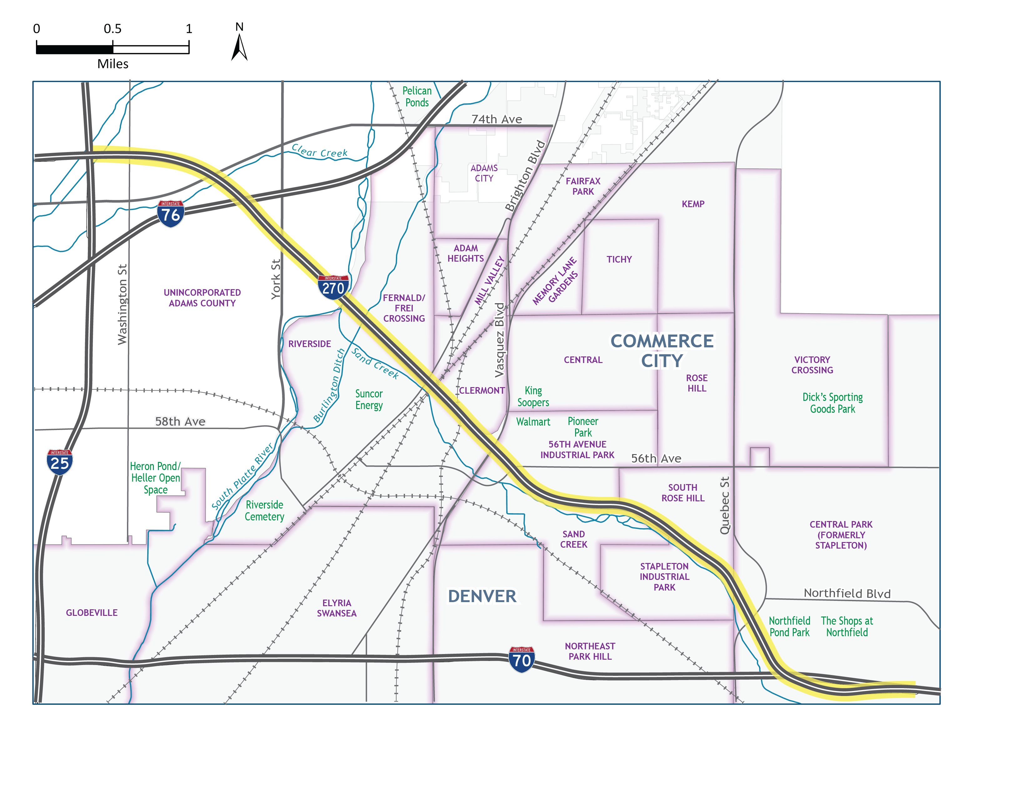 I-270 Corridor Improvements Study I-270 Website Map 06092023.png detail image