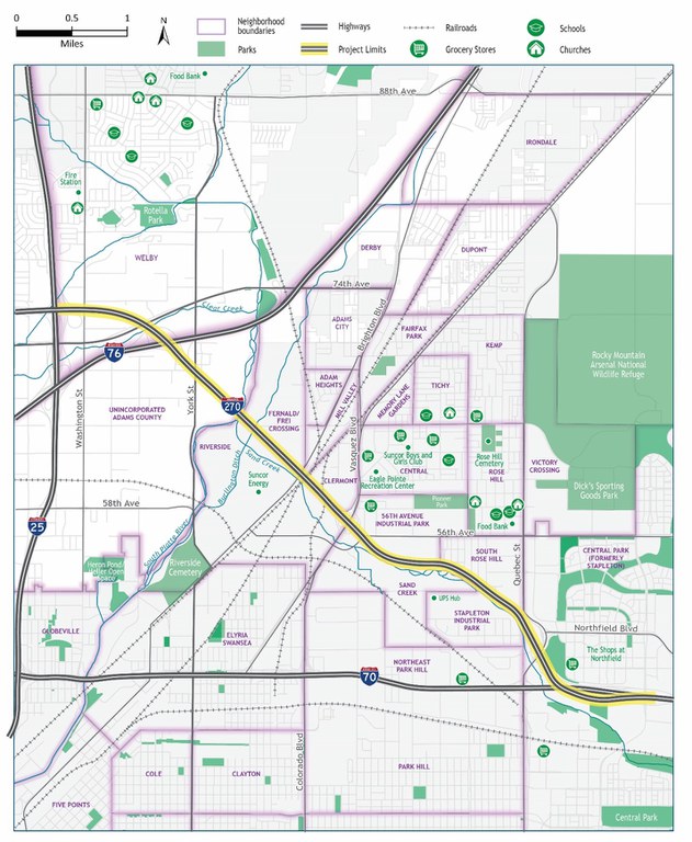 I-270 Neighborhoods Base Map I-270 Neighborhoods Base Map