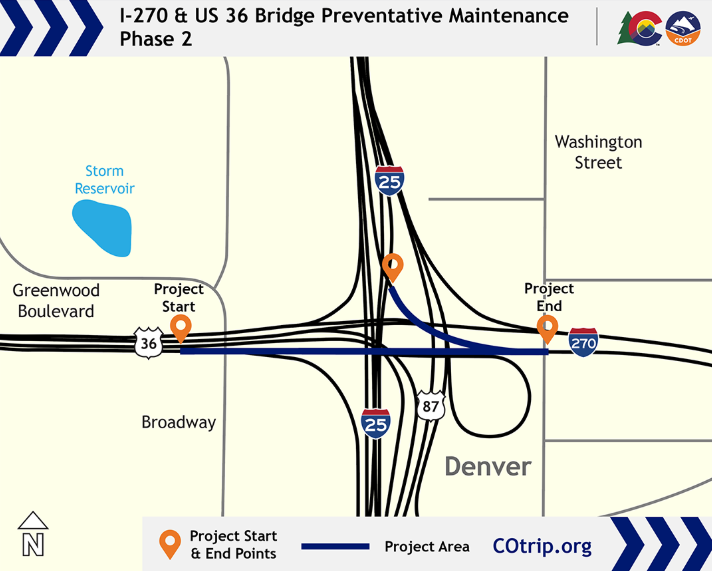 I-270 and US 36 Bridge Preventative Maintenance Phase 2 Location Map.png detail image