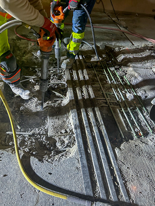 I-270 & US 36 Bridge Preventative Maintenance Demolition existing bridge expansion joints I-270 and US-36.jpg detail image