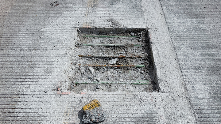 I-270 & US 36 Bridge Preventative Maintenance - Exposed aging rebar on US 36 at I-270.jpg detail image