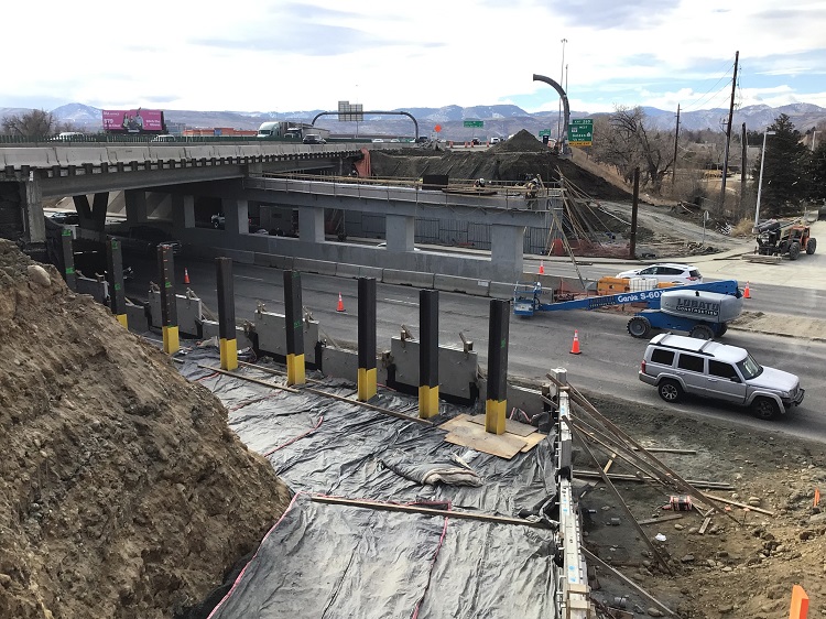 Wide view bridge construction progress I-70 Ward Road.jpg detail image