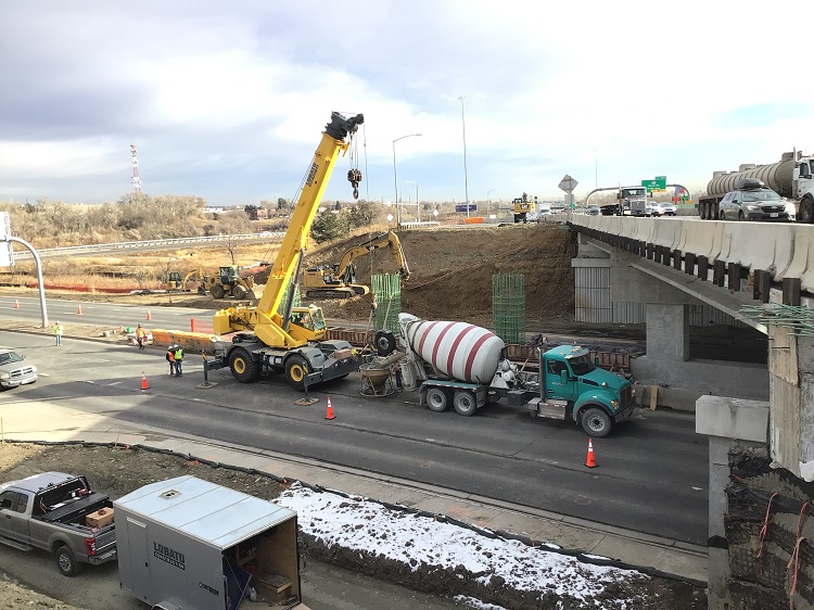 Close overhead view pier construction underway WB I70 Ward Road Neil Olson (1).jpg detail image