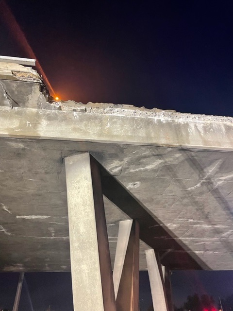 Closeup bridge overhang removal during overnight hours May 14 Photo Anthony Lobato.jpg detail image
