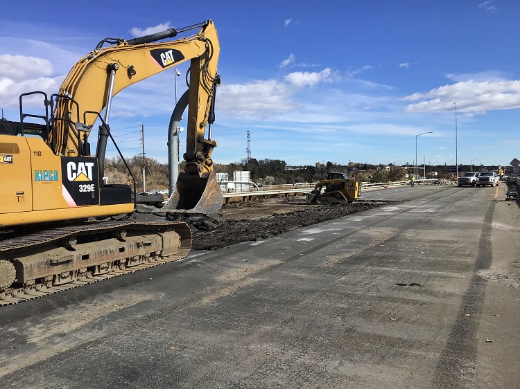 Deck panel removals in process I70 Ward Rd Photo Neil Olson.jpg detail image