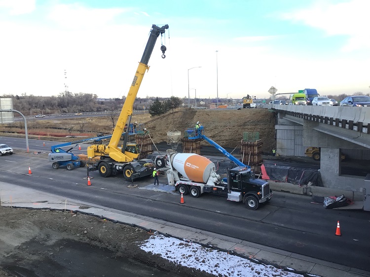 Overhead view pier construction I-70 Ward Road Neil Olson.jpg detail image