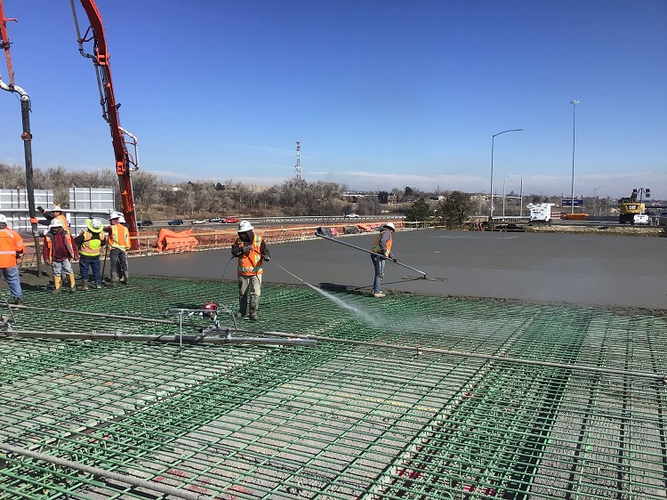 I-70 Bridges over Ward Road Closeup Deck Pour Underway Showing Rebar.jpg detail image