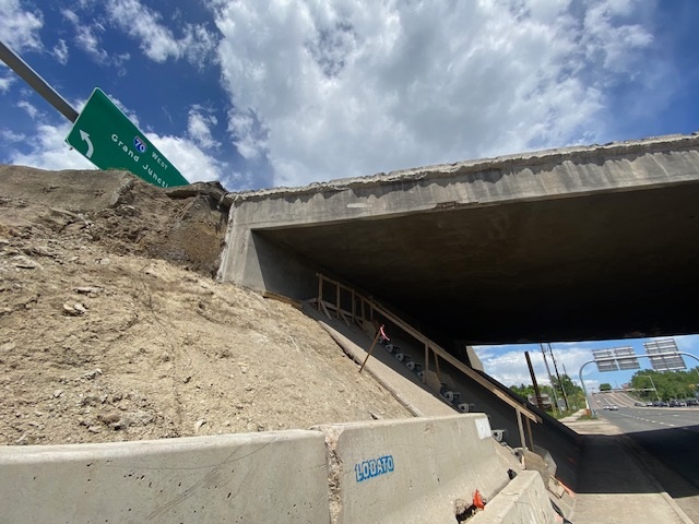 View of removed overhang I-70 over Ward Road with sign bridge in the background.jpg detail image