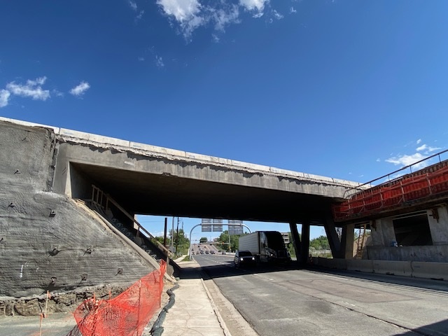 Wide view of pier cap construction at I-70 over Ward Road Photo Estate Media.jpg detail image