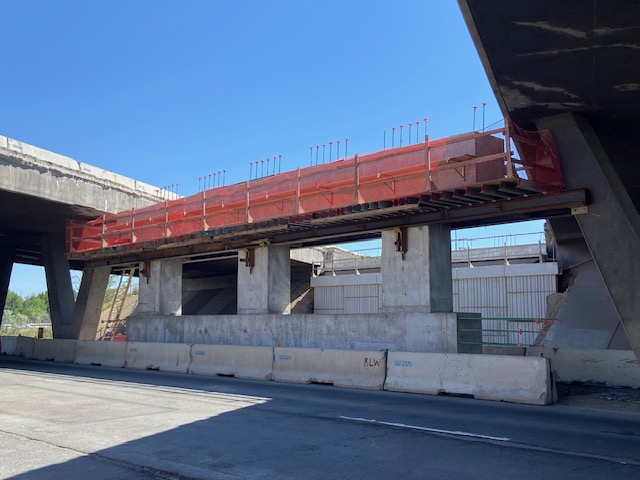 Wide view progress of pier cap constructon and MSE walls Photo Estate Media.jpg detail image