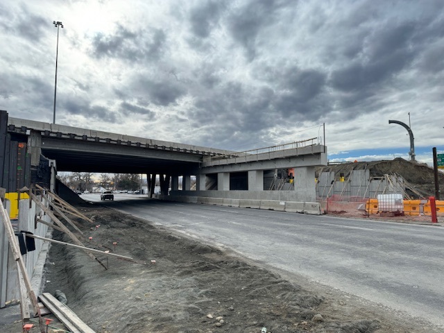 Wide view westbound I-70 bridge construction underway at Ward Road Estate Media.jpg detail image