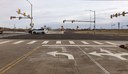new pavement markings and signals at Ward Road interchange.jpg thumbnail image