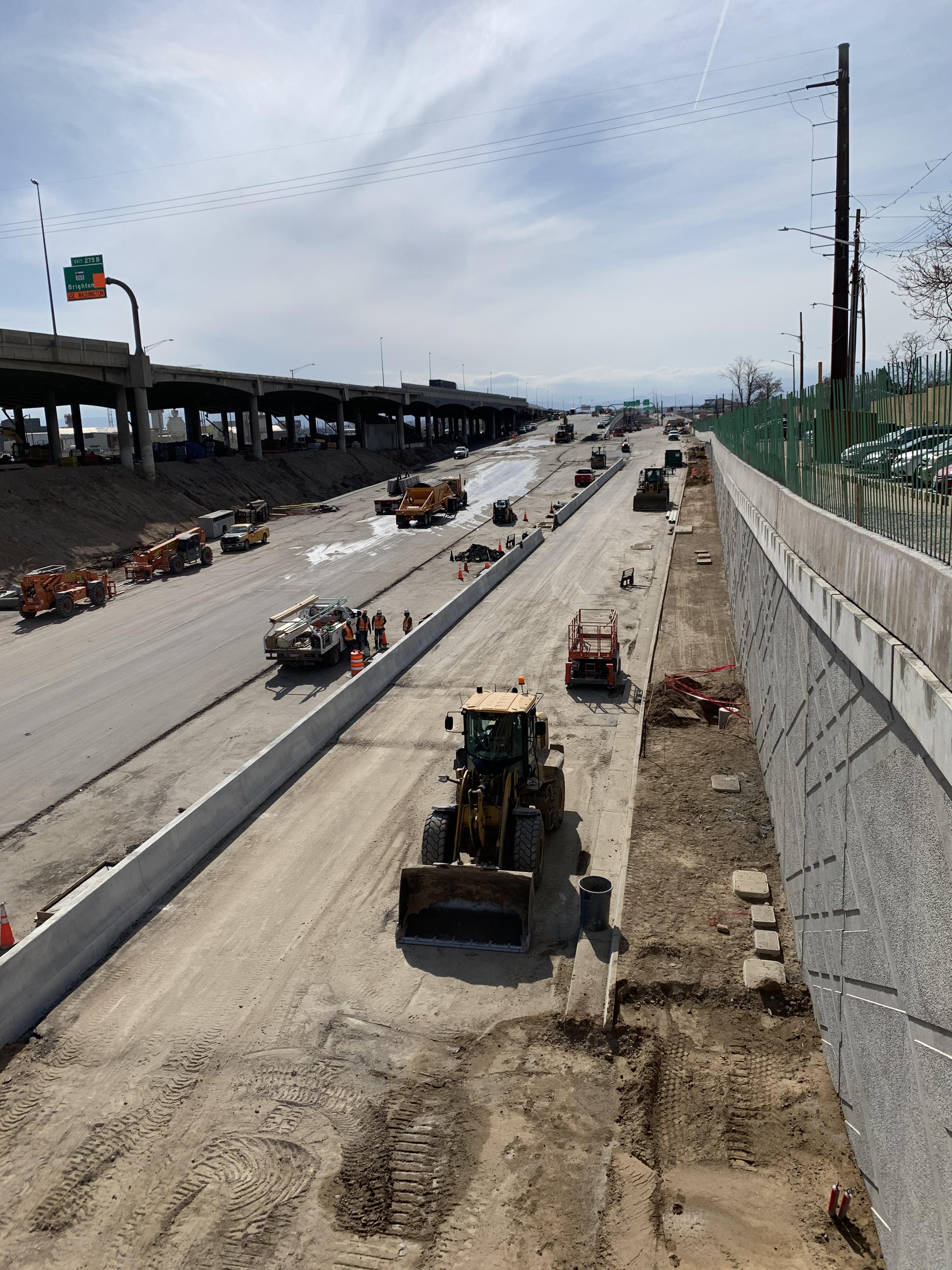 Operations at the future eastbound I-70 lanes detail image