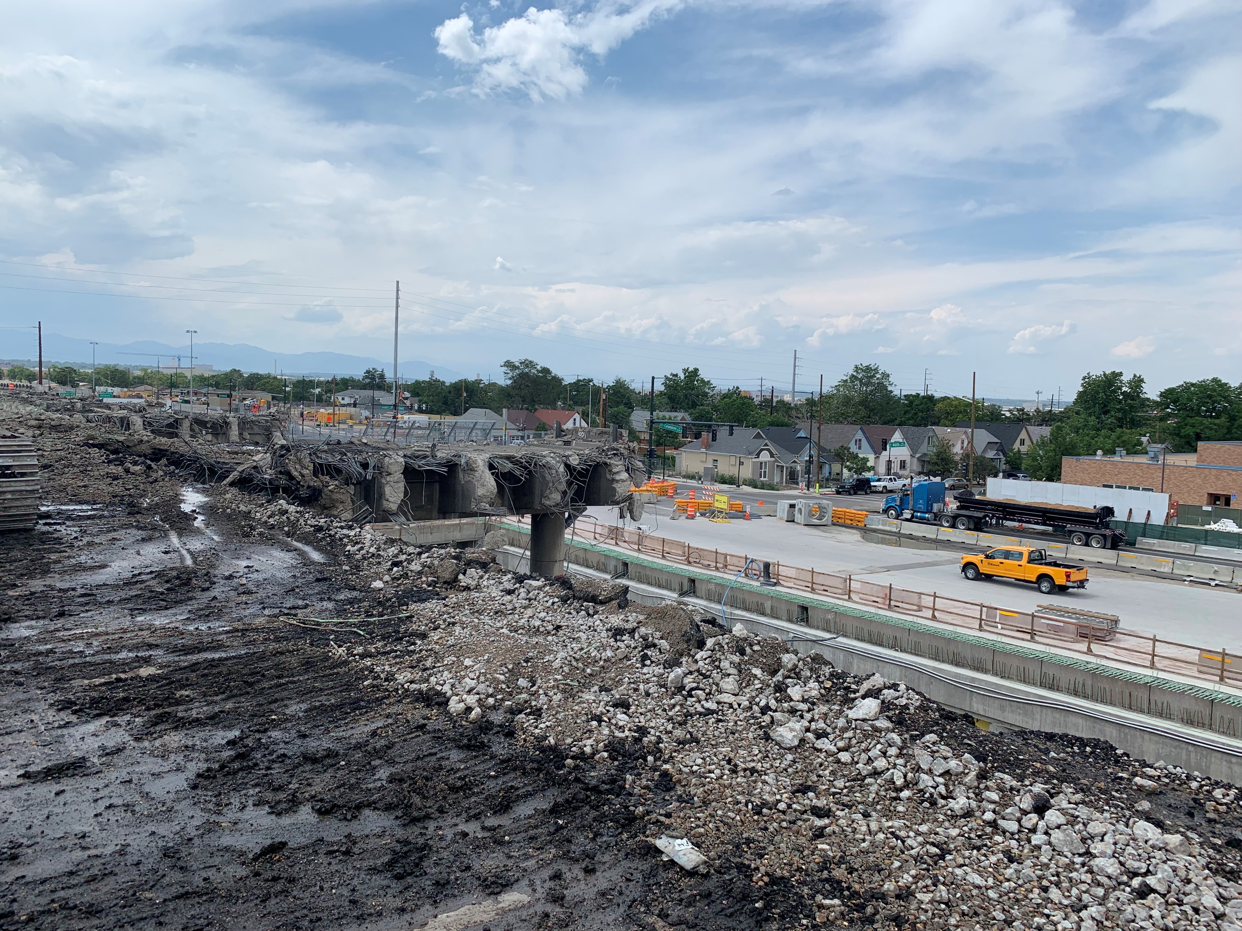 Demolition of I-70 viaduct near Columbine Street.jpg detail image