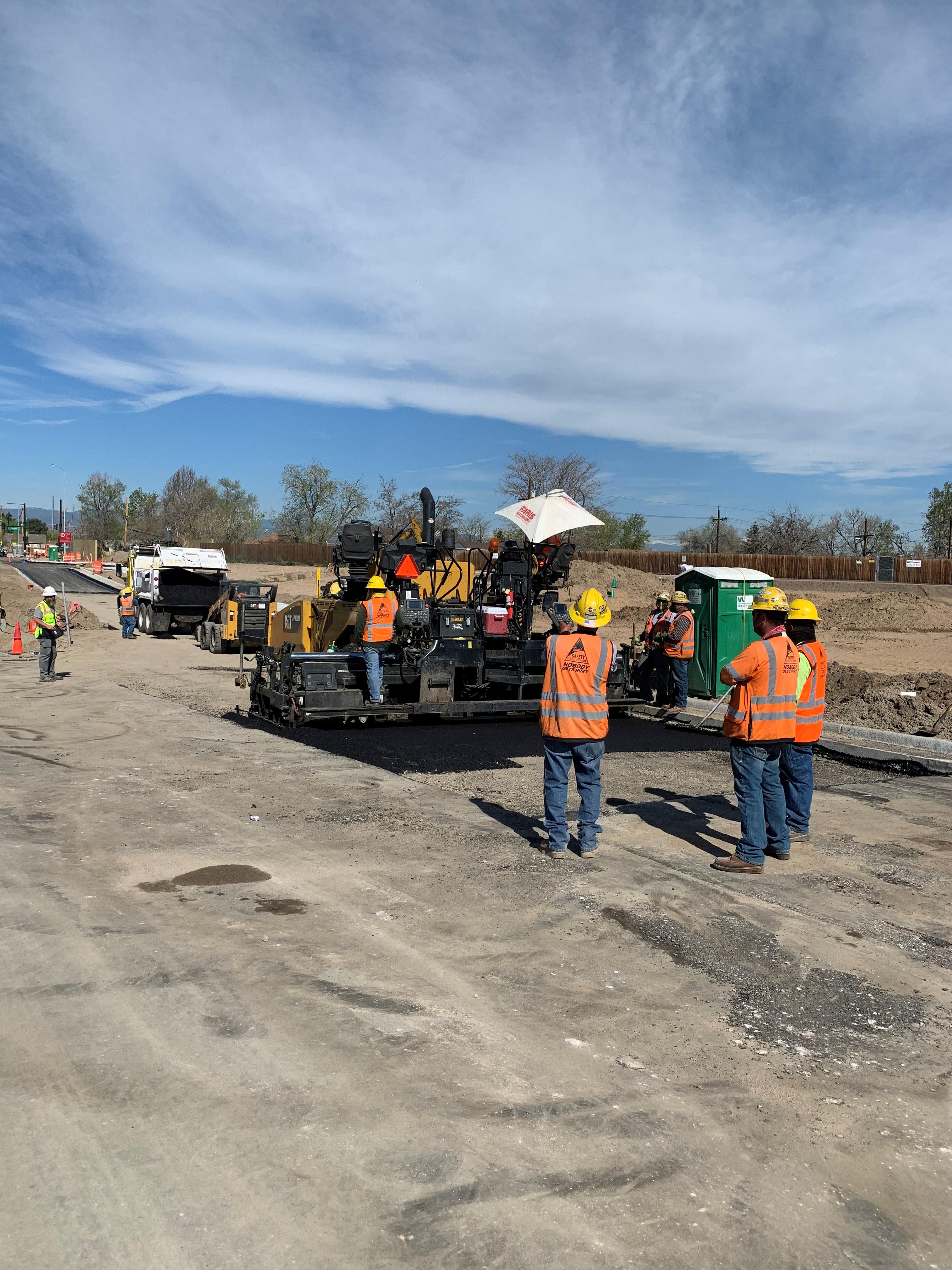 Paving operations at 46th Avenue detail image