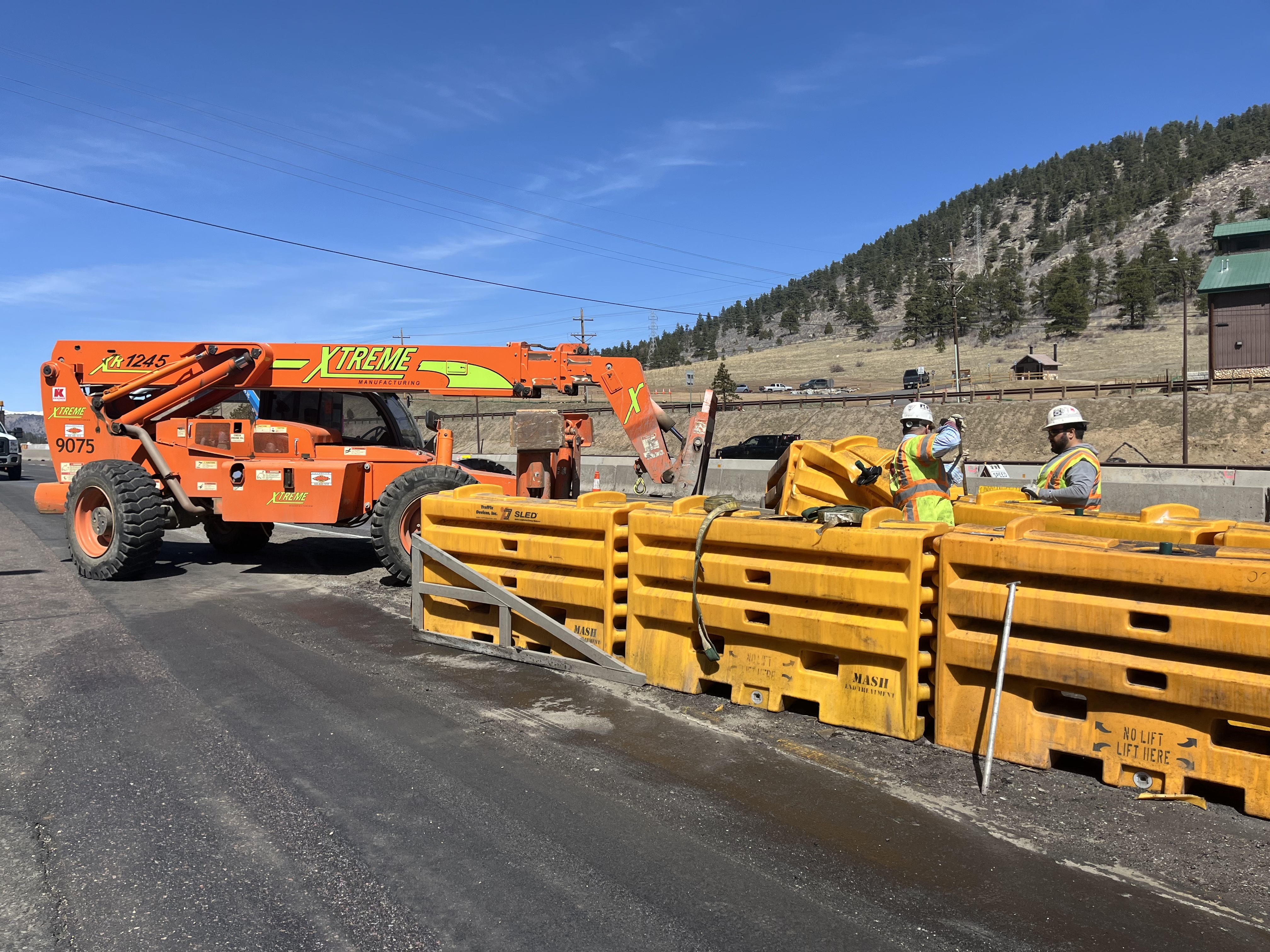 I-70 Floyd Hill Barrier Install 04172025.jpg detail image