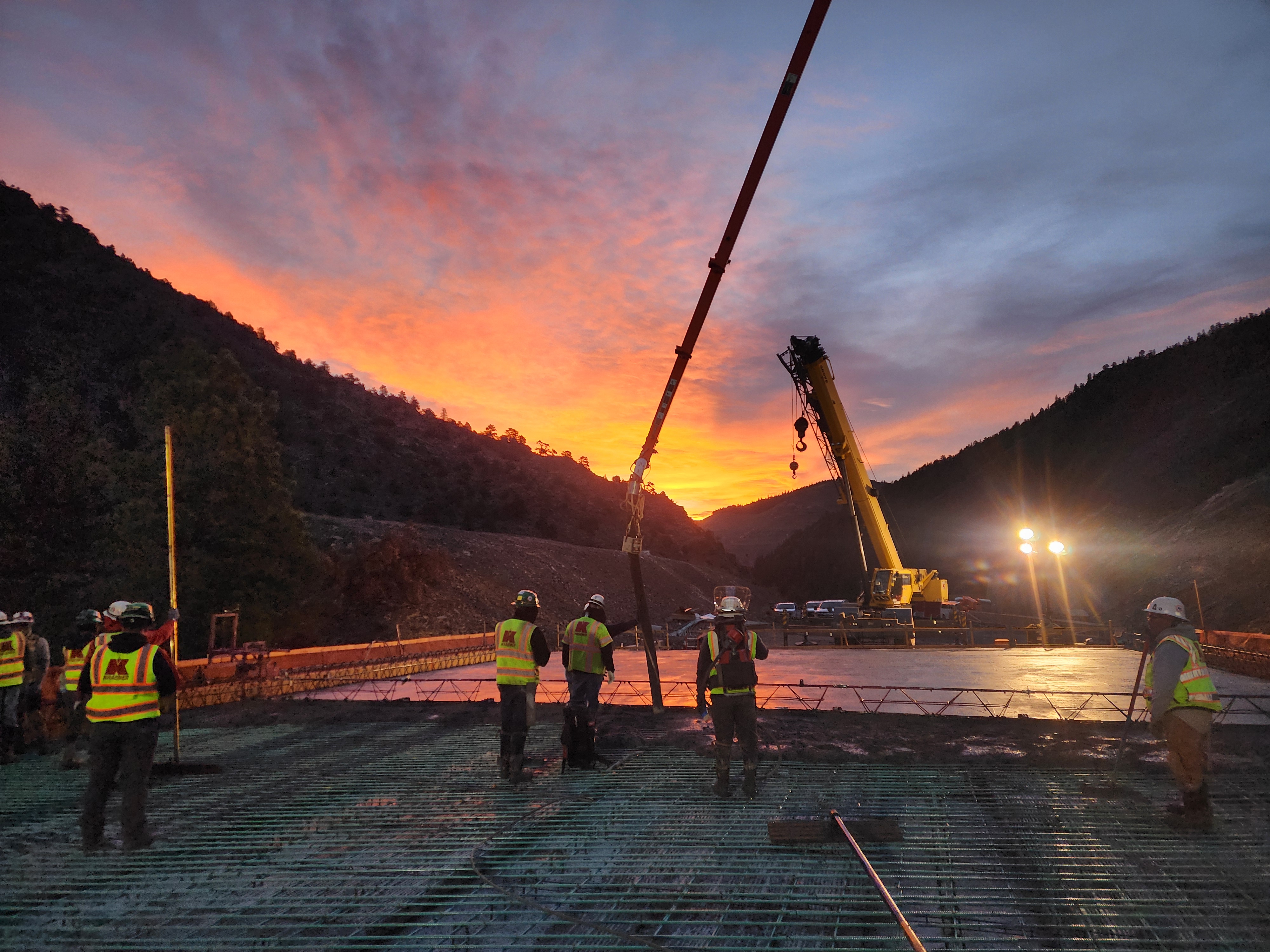 I-70 Floyd Hill - Concrete Bridge Pour.jpg detail image