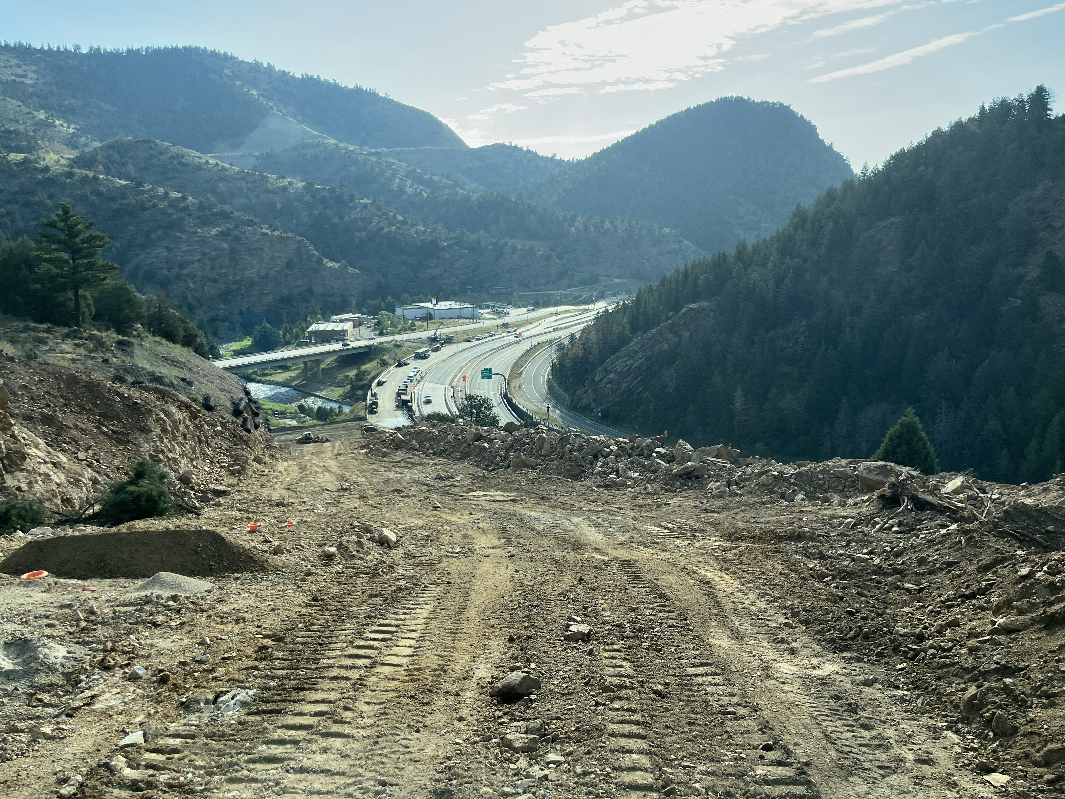 I-70 Floyd Hill Excavation Access 07312025.jpg detail image