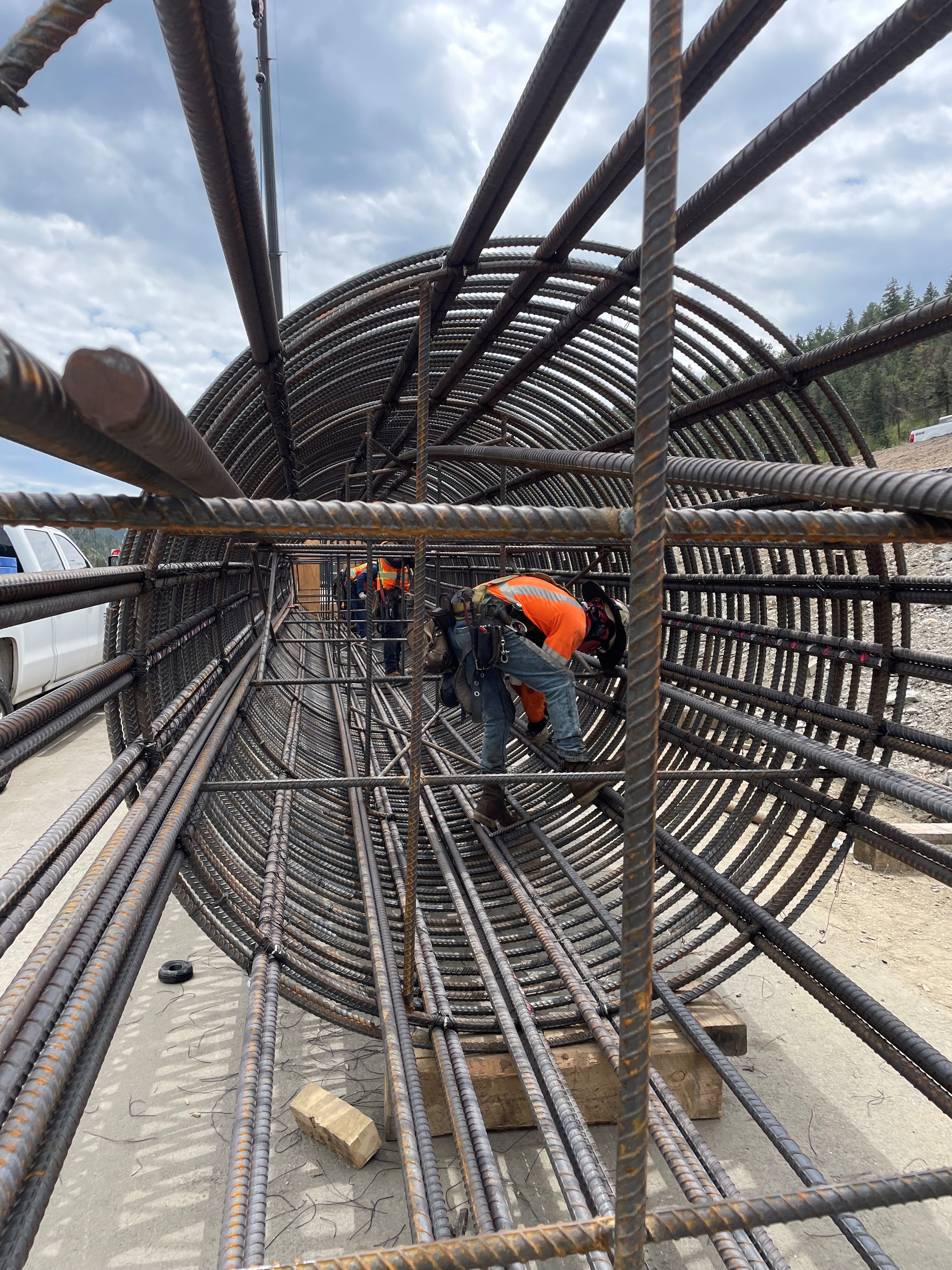 I-70 Floyd Hill Pier Caisson Rebar 07212025.jpg detail image