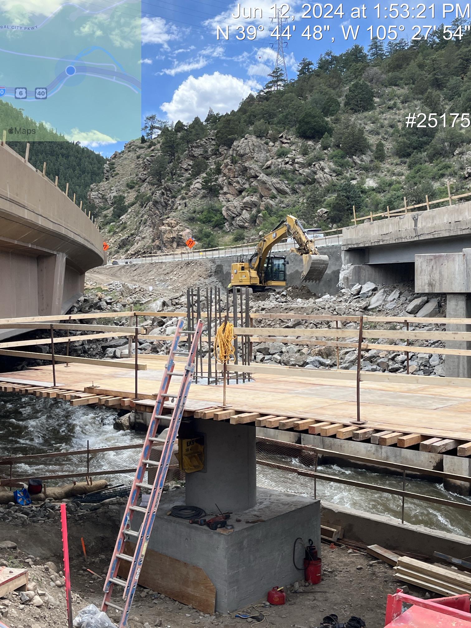 I-70 Floyd Hill Work on Temporary Bridge Structure.JPG — Colorado ...