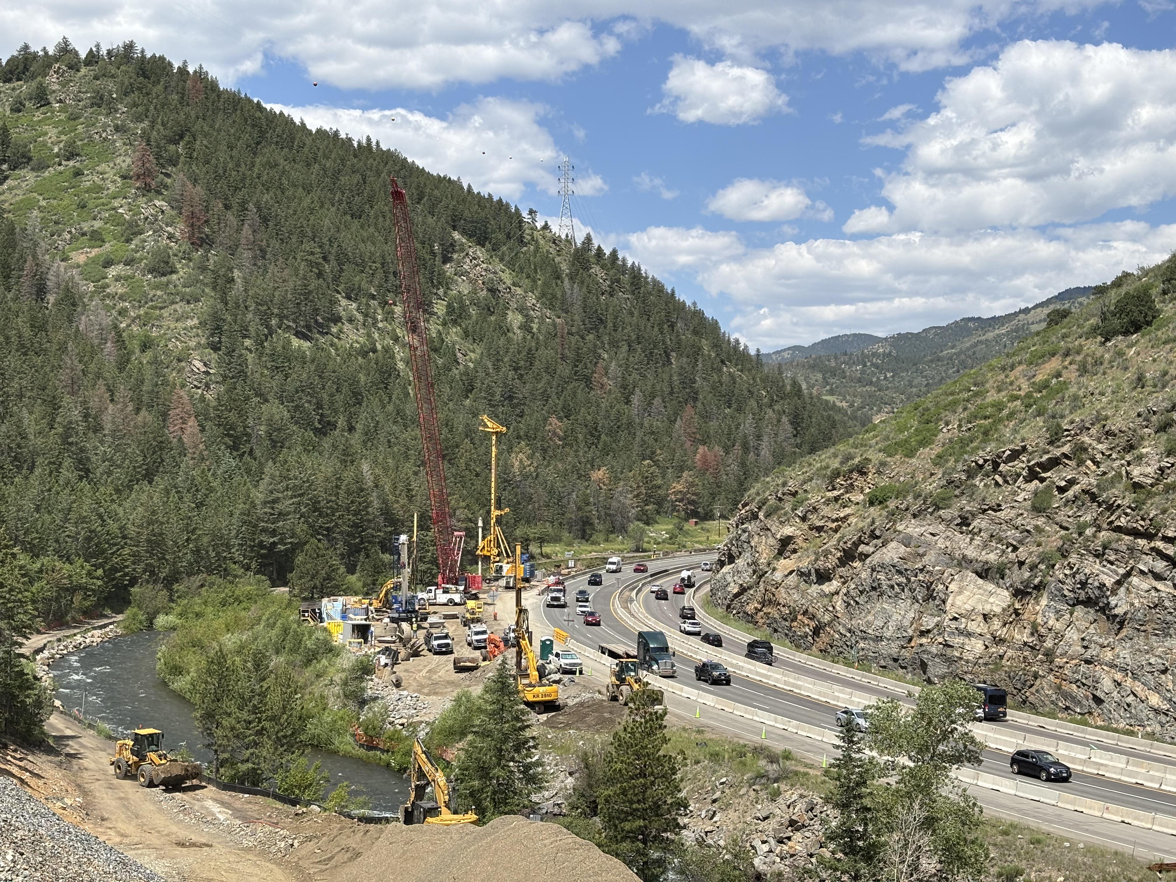 I-70 Floyd Hill Project RipRap Work 06262025.jpg — Colorado Department ...