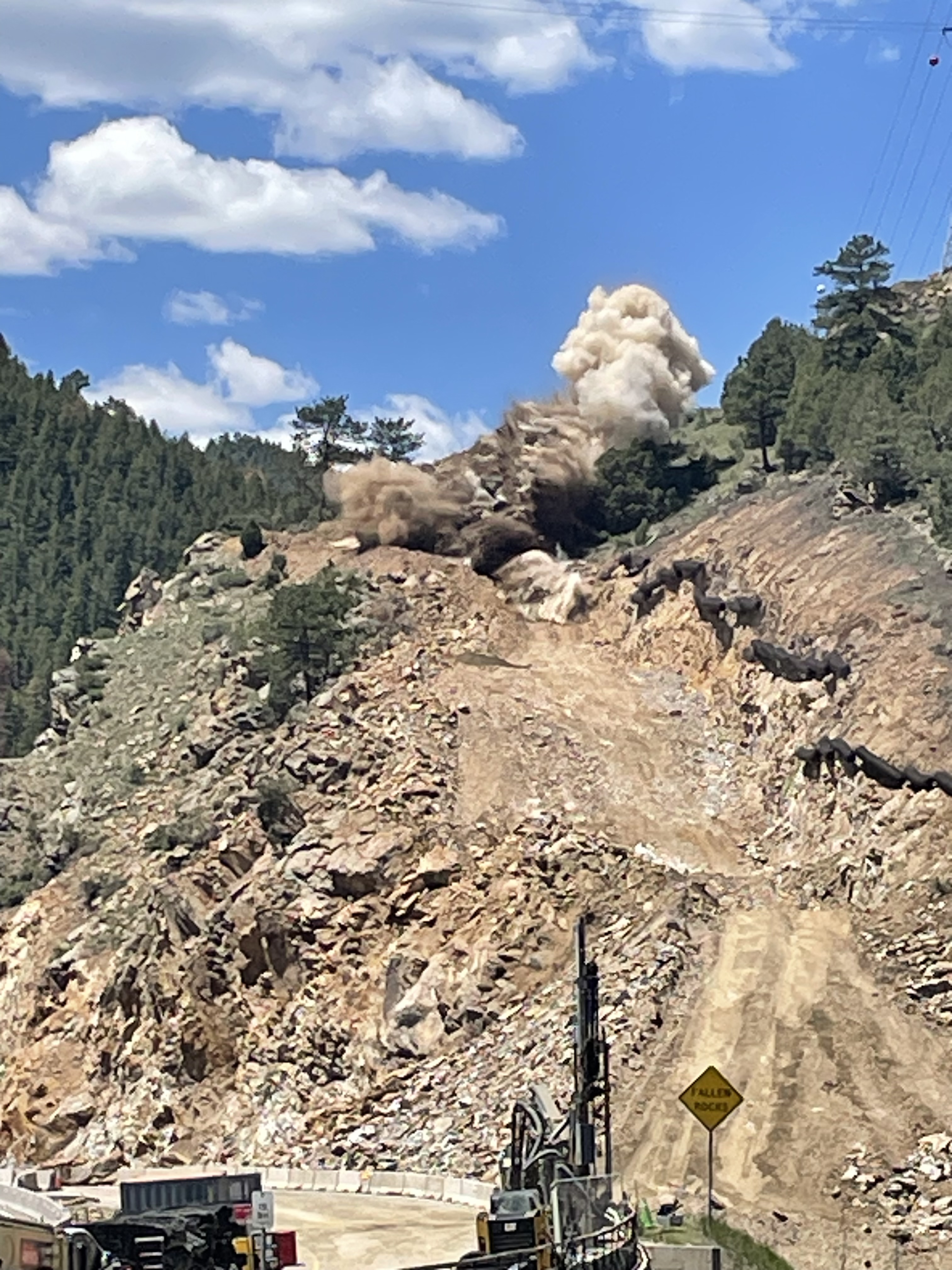 I-70 Floyd Hill Project West Blast 06262025.jpg detail image
