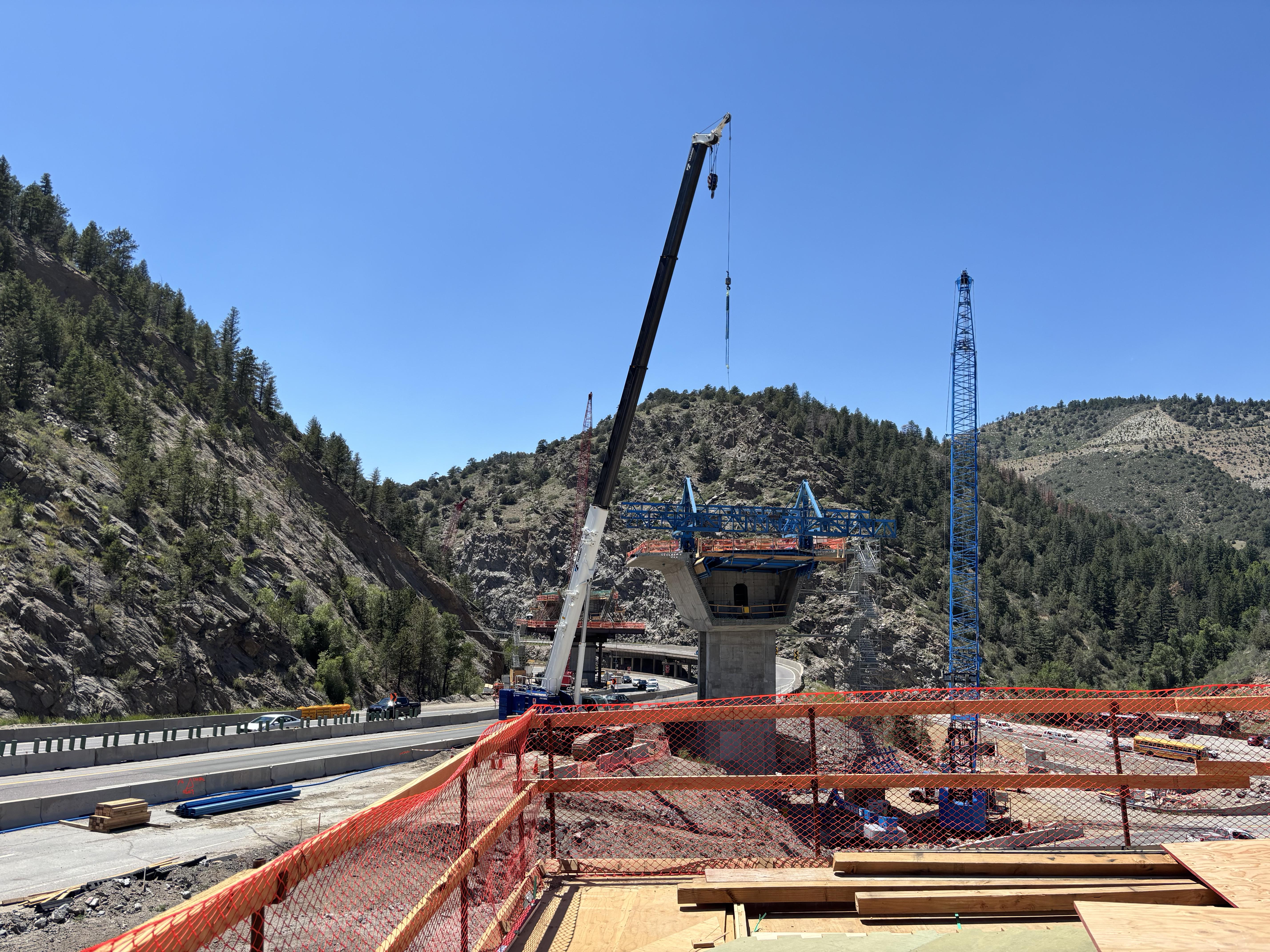 I-70 Floyd Hill Project_Pier17and16_June292026.jpg detail image