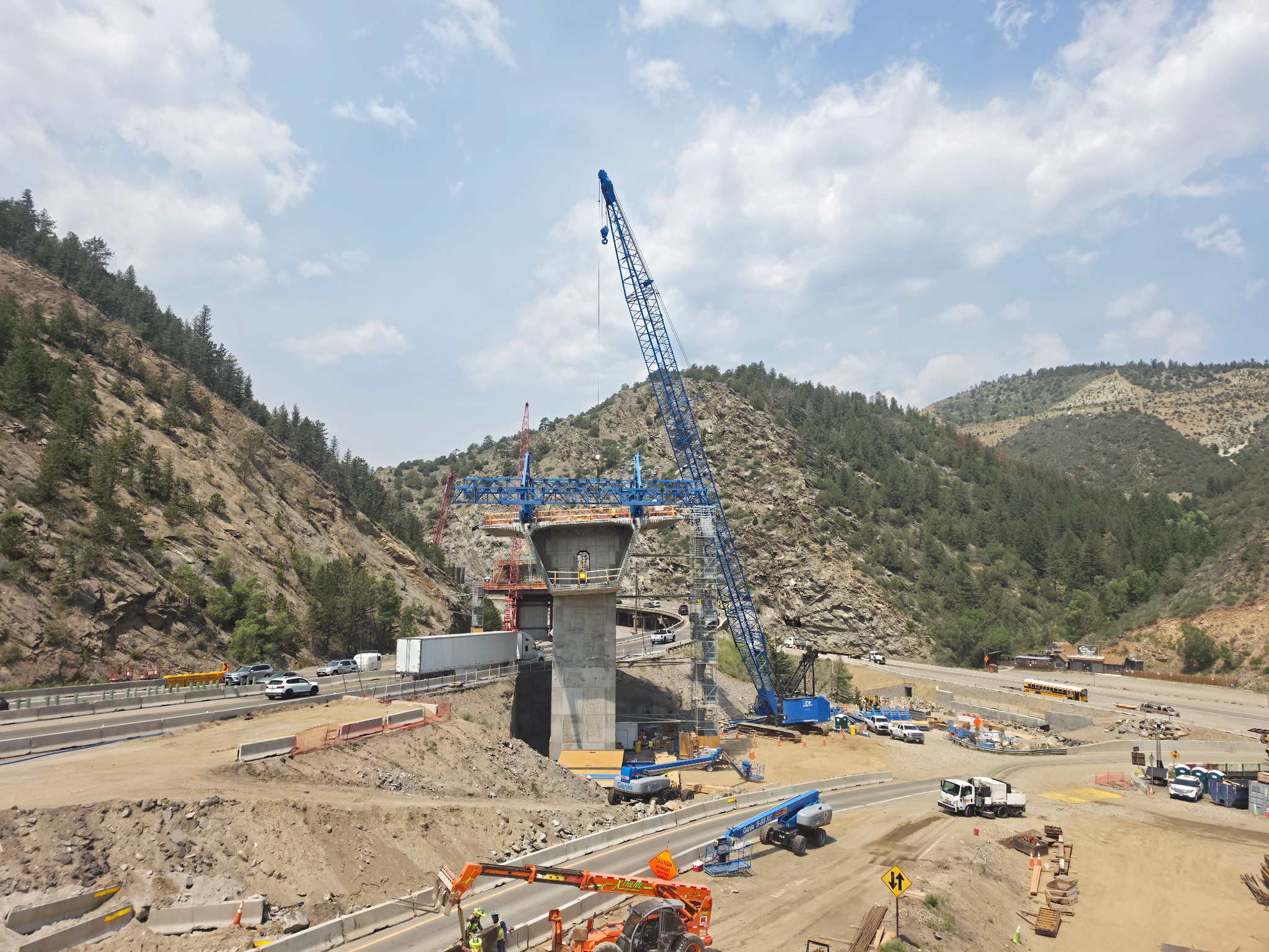 I-70 Floyd Hill Project_Pier17Overlook_June302026.JPG detail image