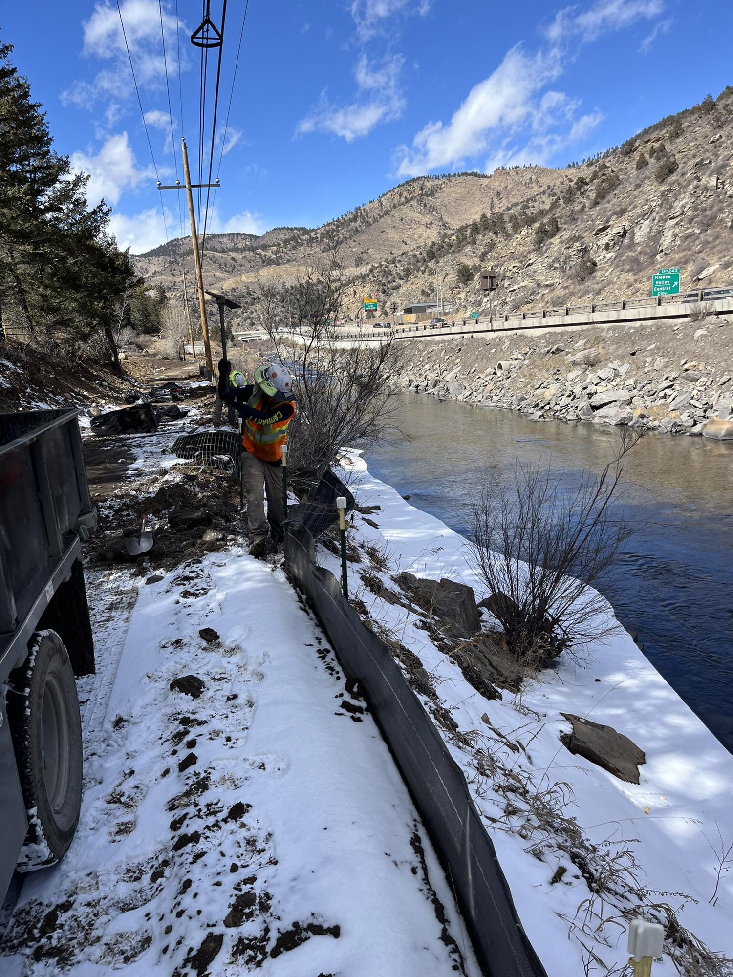 240325_Erosion control on the Greenway trail_I-70 Floyd Hill.jpg detail image