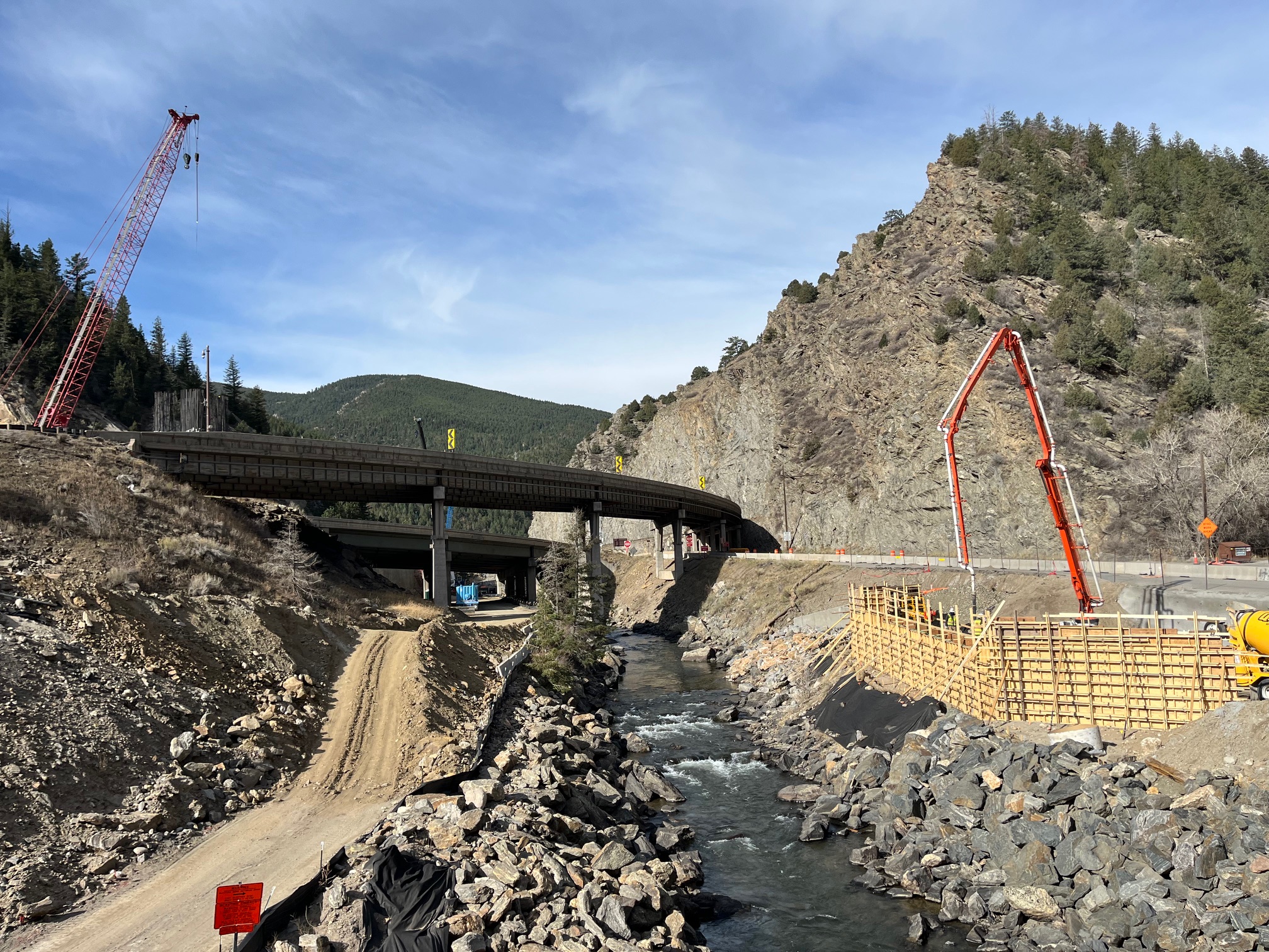 I-70 Floyd Hill Clear Creek - March 30, 2026.jpg detail image
