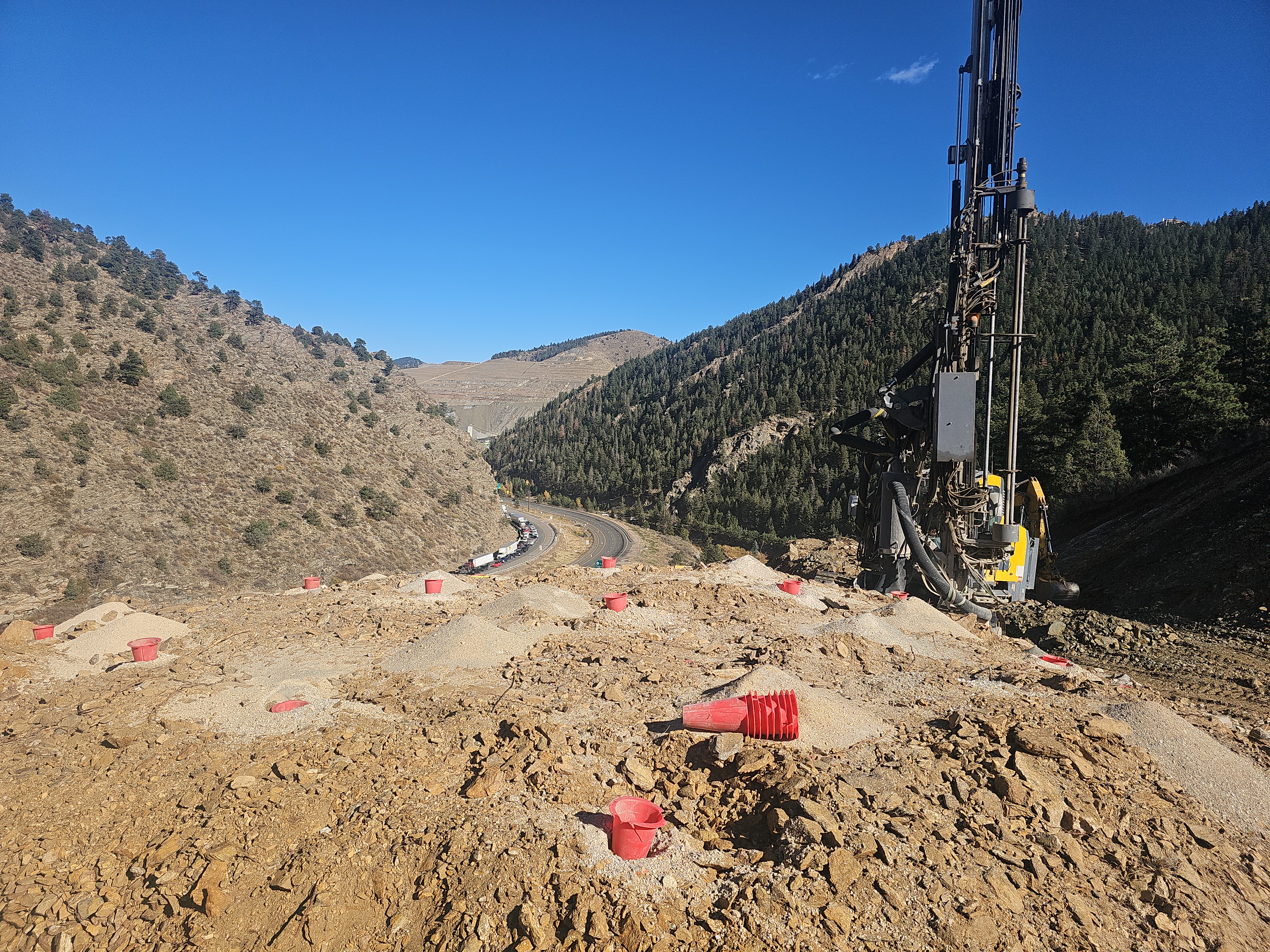 I-70 Floyd Hill Drill Rig 10212024.jpg detail image