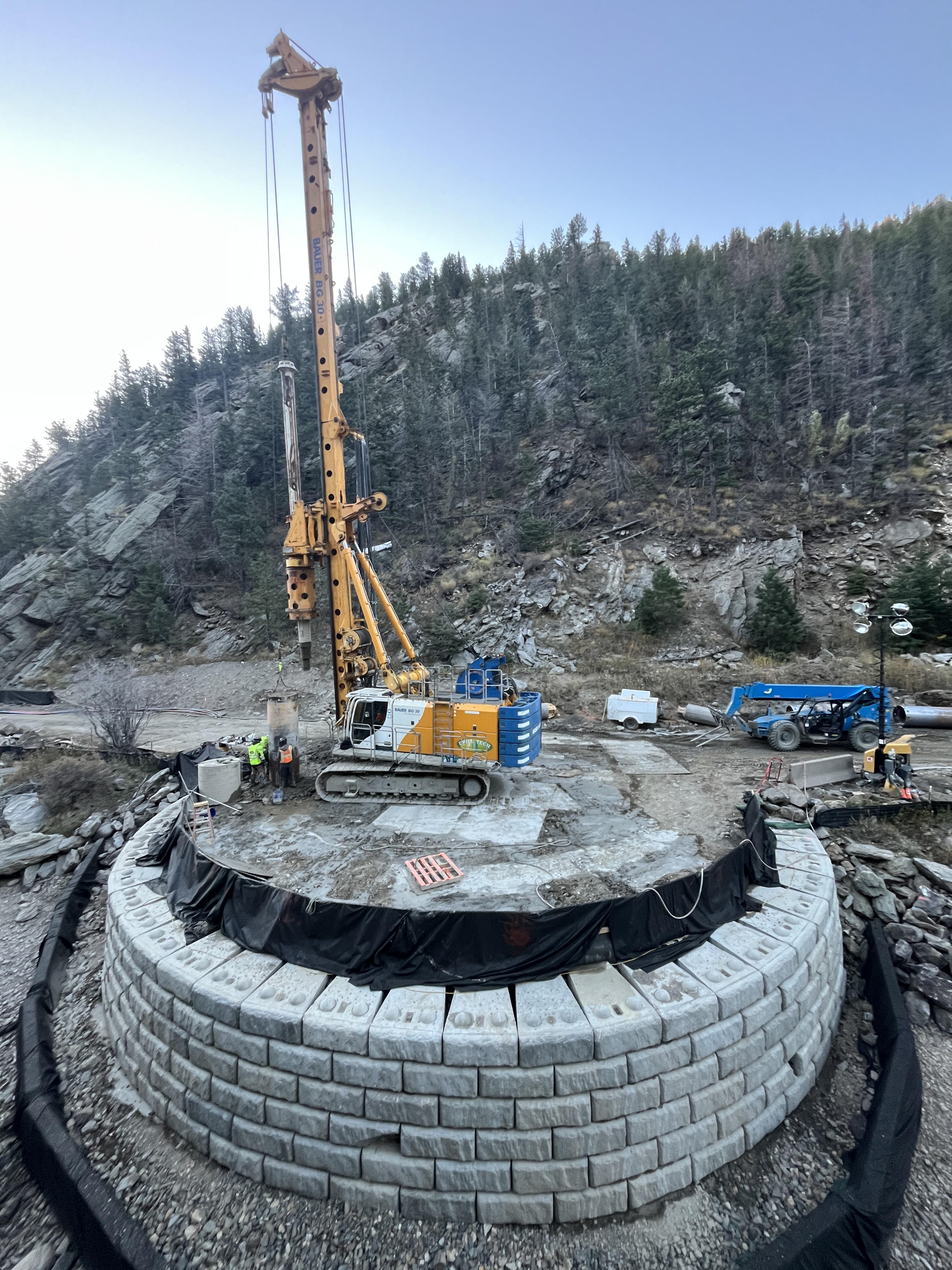 I-70 Floyd Hill - Pier 15 Construction - Oct. 22, 2025.jpg detail image