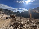 Rock Scaling Above I-70 Floyd Hill
