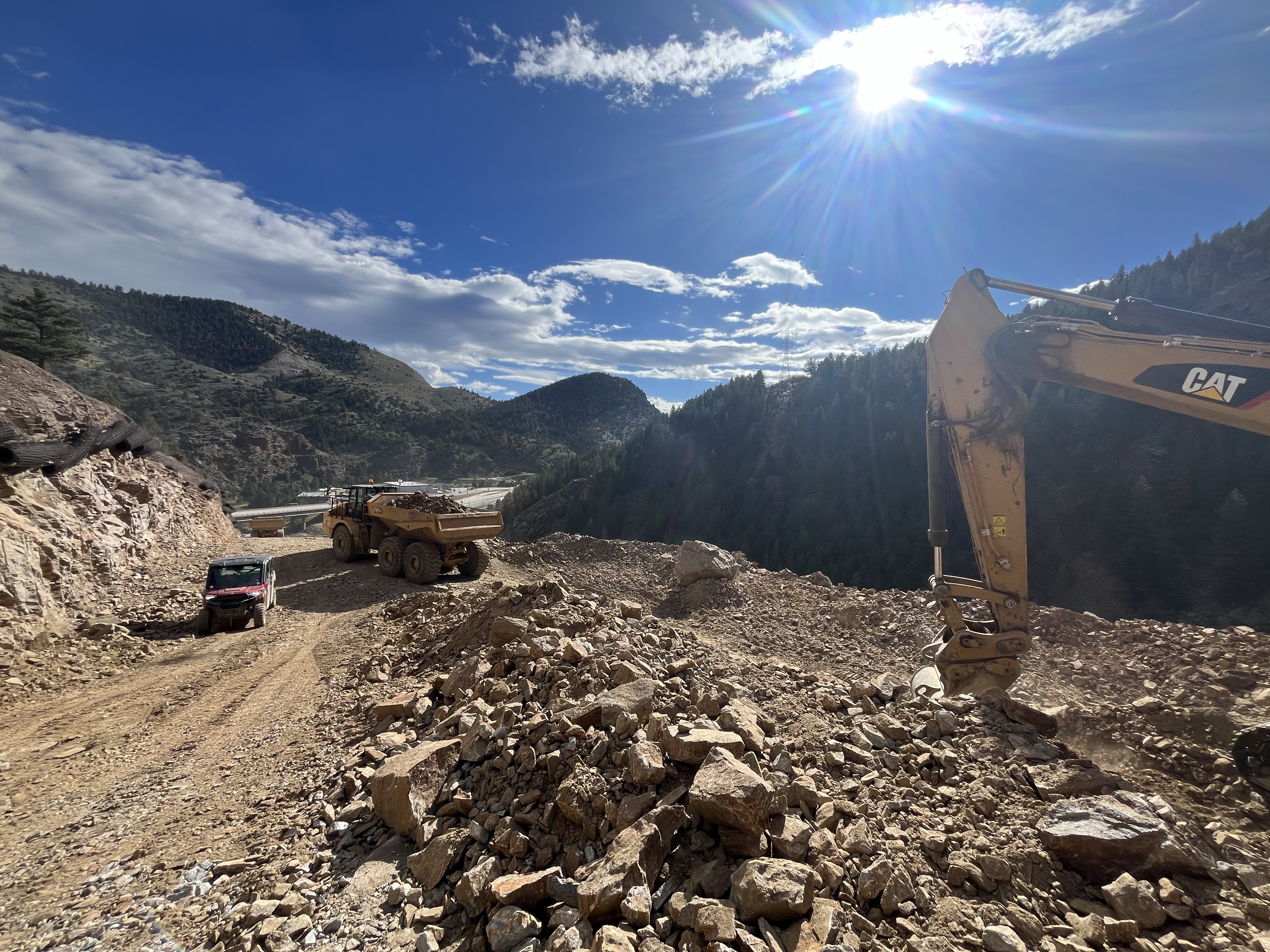 I-70 Floyd Hill - West Section Excavation - Sept. 29, 2025.jpg detail image