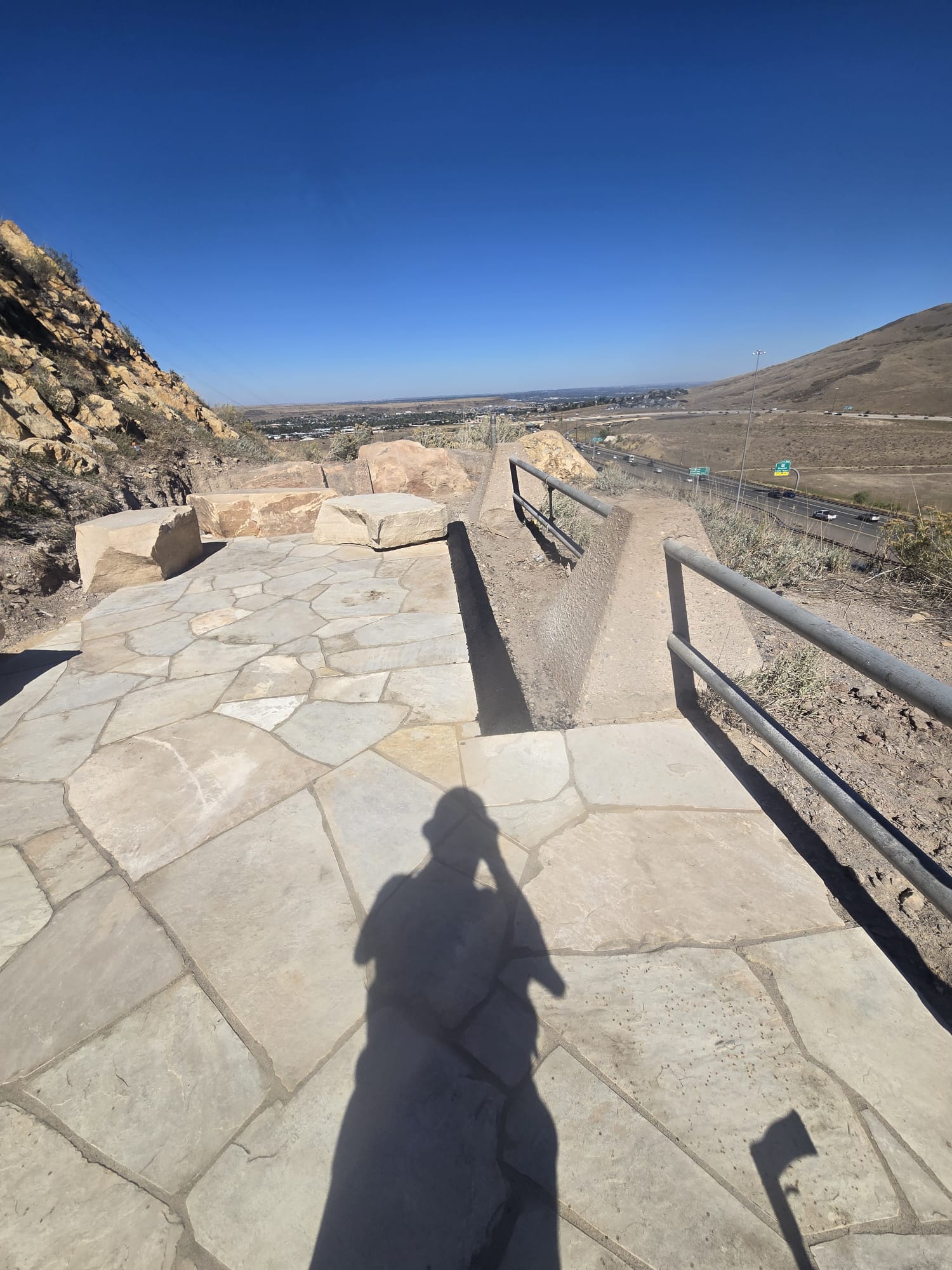 I-70 Geological Hogback Trail Rehabilitation Flagstone on the North trail.jpeg detail image