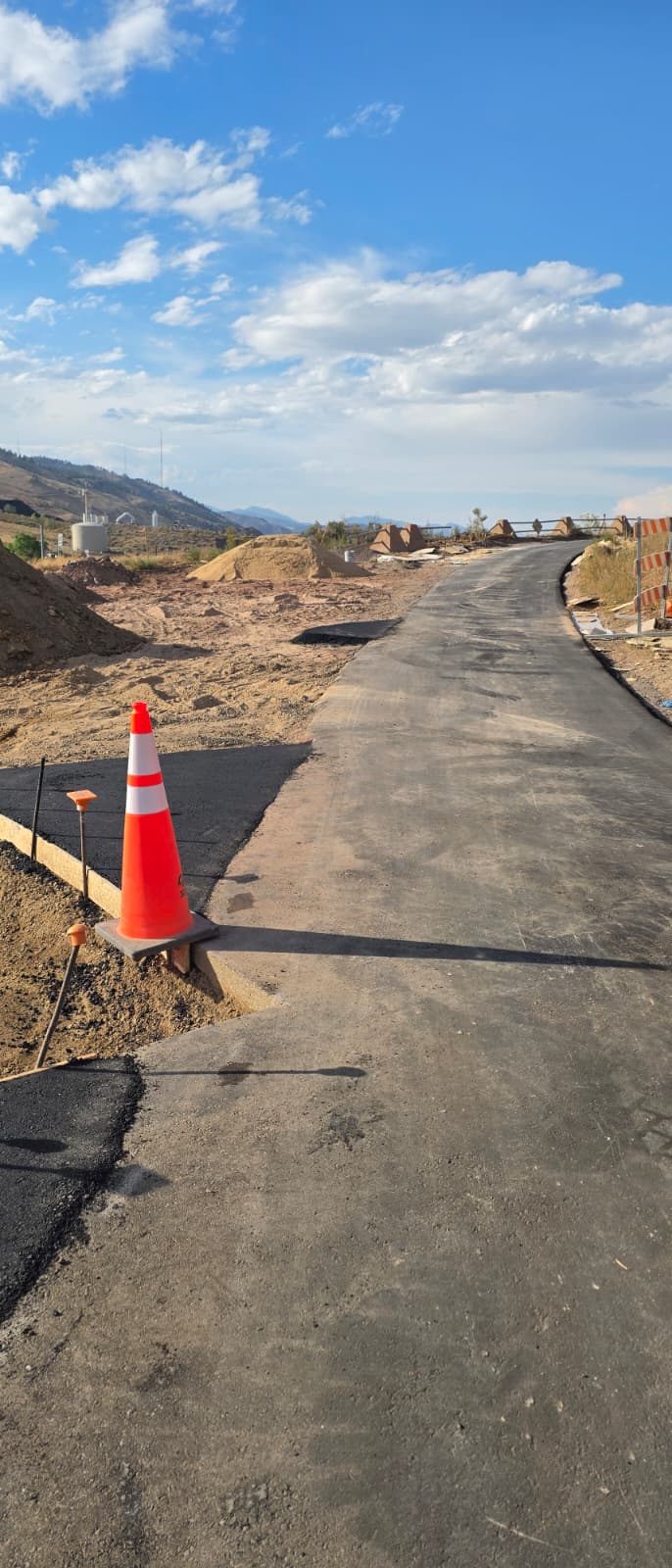 I-70 Geological Hogback Trail Rehabilitation - South trail asphalt patches and trail.jpeg detail image