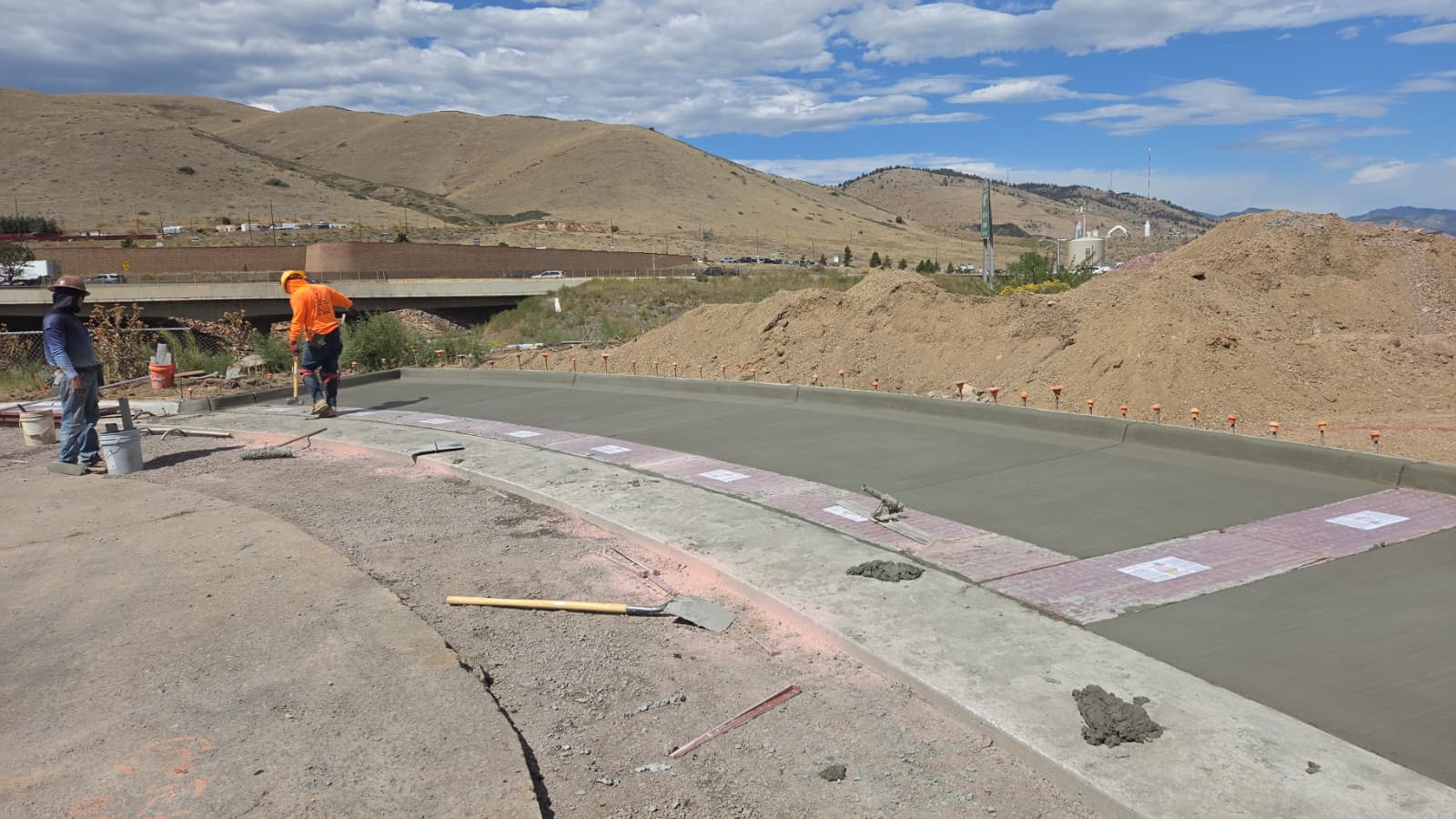 I-70 Geological Hogback Trail Rehabilitation - Stegosaurus lot sidewalk.jpeg detail image